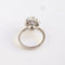 Bague 53 Bague rosette vintage en or blanc 18 carats et diamants 58 Facettes 158/23