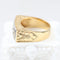 Bague 54 Bague vintage trois pierres en or jaune, platine et diamants 58 Facettes 2335