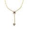 Collier Collier chandelier - Rubis et diamants en or jaune et blanc 18 kt 58 Facettes 40802