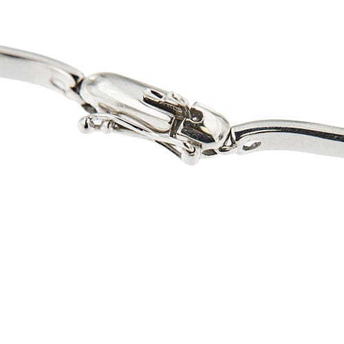 Collier Collier semirigide en or blanc 18 kt avec diamants 58 Facettes 33077