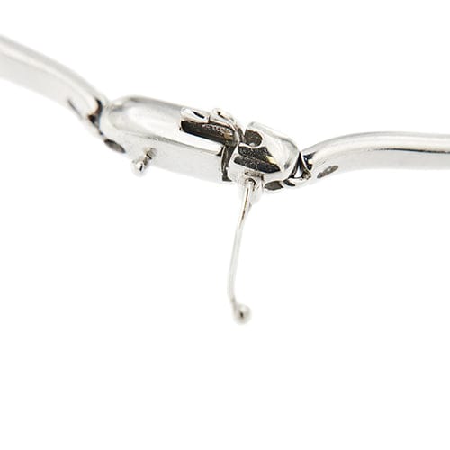Collier Collier semirigide en or blanc 18 kt avec diamants 58 Facettes 33077