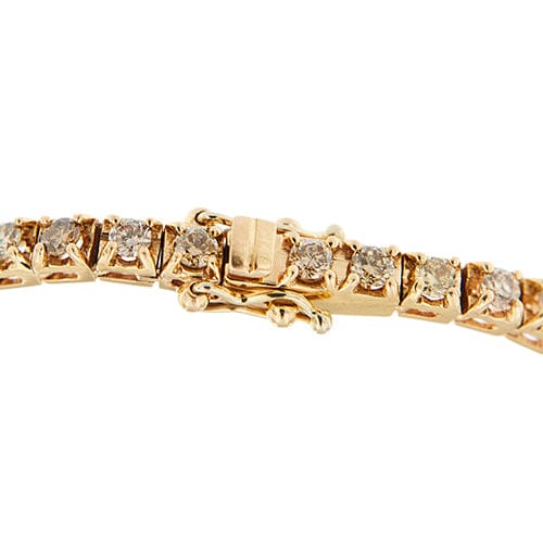 Bracelet Bracelet tennis - Diamants 2,44 ct en or rose 18 kt 58 Facettes 40620