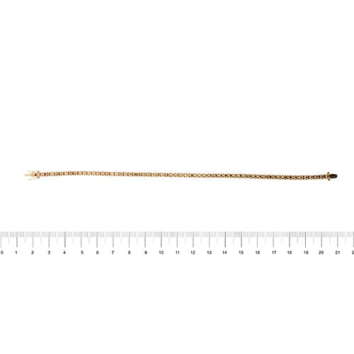 Bracelet Bracelet tennis - Diamants 2,44 ct en or rose 18 kt 58 Facettes 40620