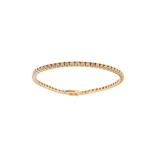 Bracelet Bracelet tennis - Diamants 2,44 ct en or rose 18 kt 58 Facettes 40620