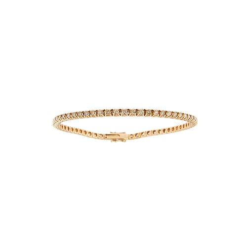 Bracelet Bracelet tennis - Diamants 2,44 ct en or rose 18 kt 58 Facettes 40620