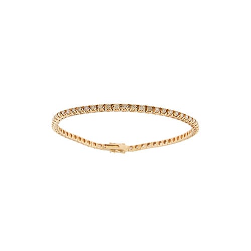 Bracelet Bracelet tennis - Diamants 2,44 ct en or rose 18 kt 58 Facettes 40620