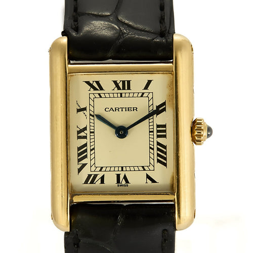 Montre Cartier Tank Louis Cartier - Montre en or jaune 58 Facettes 58FC37
