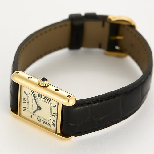 Montre Cartier Tank Louis Cartier - Montre en or jaune 58 Facettes 58FC37