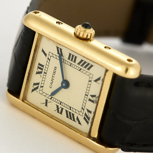 Montre Cartier Tank Louis Cartier - Montre en or jaune 58 Facettes 58FC37