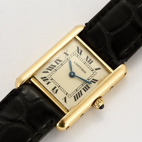 Montre Cartier Tank Louis Cartier - Montre en or jaune 58 Facettes 58FC37