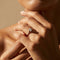 Bague 53 Bague solitaire - Brillant 0,52 ct en or blanc 18 carats 58 Facettes 1298