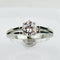 Bague 58 Bague solitaire en or blanc 585 avec diamant env. 1,0 ct 58 Facettes 1188