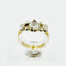 Bague 56 Bague ancienne - Diamants taille rose en or jaune 14K 58 Facettes 1056