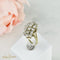 Bague 55 Bague en or jaune 14 carats avec 19 diamants 2,0 ct 58 Facettes 1561