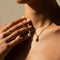 Pendentif Pendentif solitaire en or jaune 750 et diamants 58 Facettes 1510