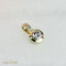 Pendentif Pendentif solitaire en or jaune 750 et diamants 58 Facettes 1510