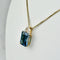 Pendentif Pendentif en or jaune 14K avec topaze et diamants 58 Facettes 1294