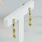 Boucles d'oreilles Boucles d'oreilles pendantes - Or jaune 14 carats et diamants 58 Facettes 1272