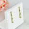 Boucles d'oreilles Boucles d'oreilles pendantes - Or jaune 14 carats et diamants 58 Facettes 1272