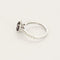 Bague 53 Bague en or gris, spinelle et diamants 58 Facettes EDSR-2