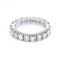 Bague 55 Alliance - Bague en or blanc 18K et diamants 2,90 ct 58 Facettes UKA000002GM