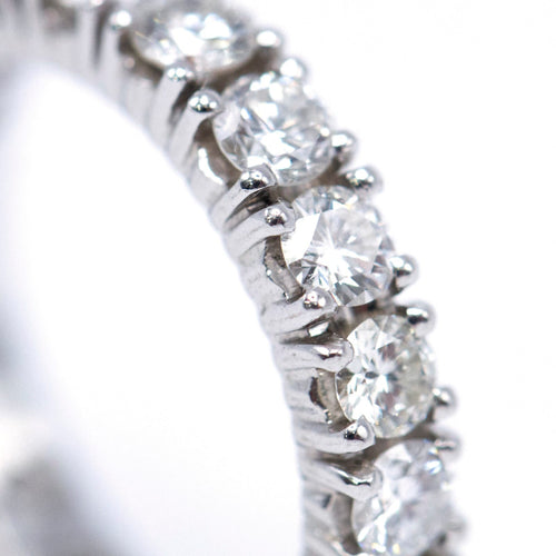 Bague 55 Alliance - Bague en or blanc 18K et diamants 2,90 ct 58 Facettes UKA000002GM