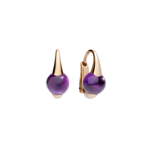 Boucles d'oreilles Pomellato M’ama Non m’ama - Boucles d’oreilles en or rose et améthyste 58 Facettes UKA000026SO