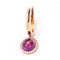 Boucles d'oreilles Boucles d’oreilles - Améthystes cabochon et diamants en or jaune 18 K 58 Facettes UKA000092FV
