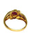 Bague 55 Bague ancienne en or jaune 18K, saphirs et diamants 58 Facettes 1651