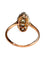 Bague 55 Bague ancienne en or rose 18K sertie de diamants 0,50 ct 58 Facettes 1628