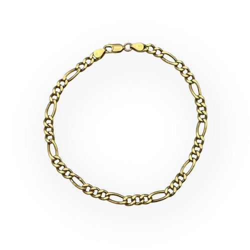 Bracelet Bracelet maille Figaro en or jaune 750 (18K) 58 Facettes 149066441