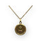 Pendentif Augis - Pendentif médaille d’amour en or jaune 18K avec diamant et rubis 58 Facettes 149066430