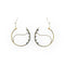 Boucles d'oreilles Créoles - Boucles d'oreilles en or jaune 18K et topazes bleues 58 Facettes 149064377