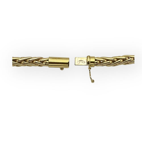 Collier Collier maille palmier en or jaune 750 (18K) 58 Facettes 149066313