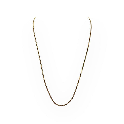 Collier Chaîne maille gourmette en or jaune 18K 59 cm 58 Facettes 149066128
