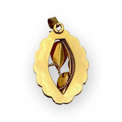 Pendentif Pendentif en or jaune 750/1000 avec perle de culture 58 Facettes 149066048
