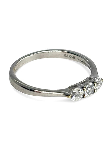 Bague 54 Mauboussin Nouveau Monde - Alliance en or blanc et diamants 0,36 ct 58 Facettes 1503
