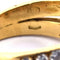Bague 51 Bague en or jaune 18 kt à double rang de diamants 58 Facettes AN576 '(00119)