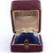 Bague 51 Bague en or jaune 18 kt à double rang de diamants 58 Facettes AN576 '(00119)