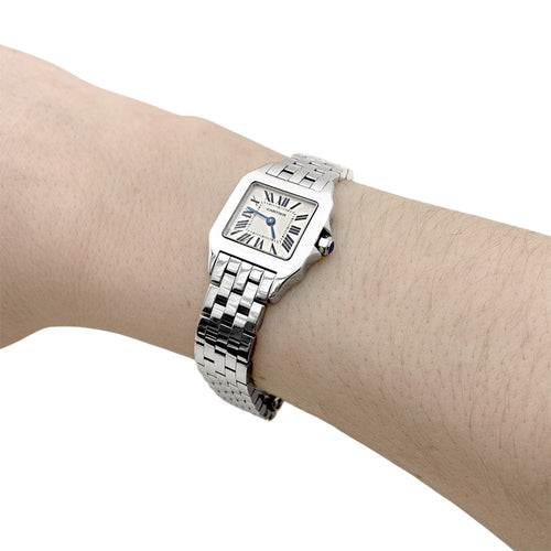 Montre Montre Cartier, "Santos Demoiselle" en acier. 58 Facettes 35393
