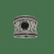 Bague 54 Bague Saphir 1,62 ct & Diamants Noirs 0,50 ct / Blancs 0,70 ct – Or Gris 18k – Taille 54 58 Facettes FB11309