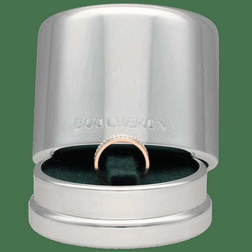 Bague 53 Bague Boucheron Quatre Small – Or 18k – Taille 53 – Vers 2010 – Boîte d’Origine 58 Facettes FB11391