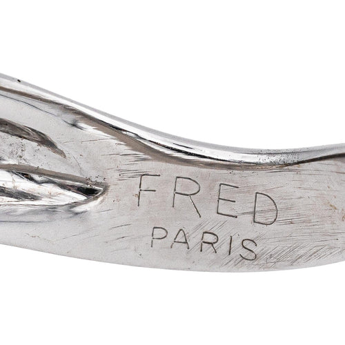 Bague 52 Fred Bague Mouvementé Or blanc 58 Facettes 5018766RV