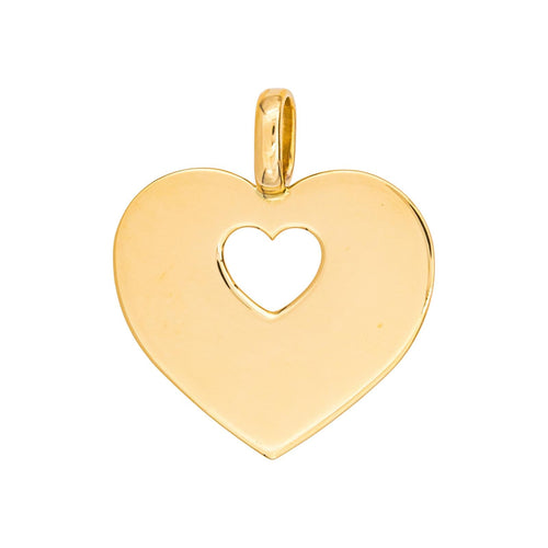 Pendentif Poiray Pendentif Cœur  Or jaune 58 Facettes 5054728RV