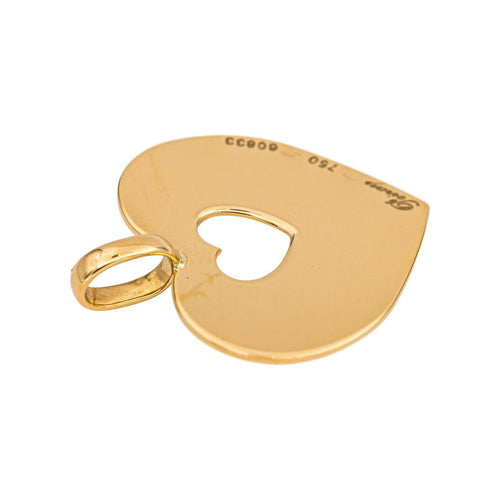 Pendentif Poiray Pendentif Cœur  Or jaune 58 Facettes 5054728RV
