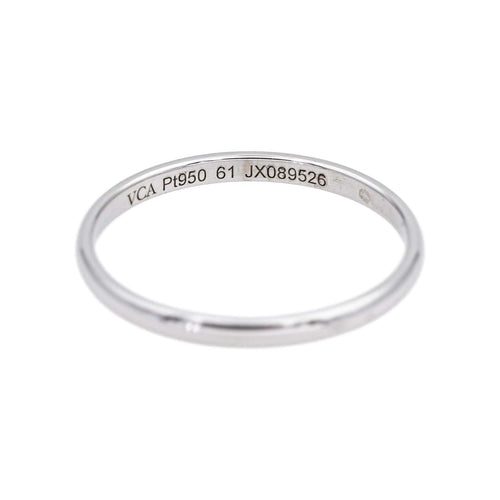 Bague 61 Van Cleef & Arpels  Bague Alliance Toujours Platine 58 Facettes 5048768CN