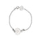 Bracelet O. J. Perrin Cœur Légendes - Bracelet en or blanc 18 carats 58 Facettes 5058419CN