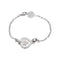 Bracelet O. J. Perrin Cœur Légendes - Bracelet en or blanc 18 carats 58 Facettes 5058419CN