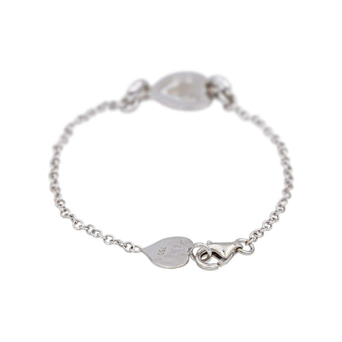 Bracelet O. J. Perrin Cœur Légendes - Bracelet en or blanc 18 carats 58 Facettes 5058419CN