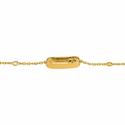 Bracelet Messika Bracelet Move Uno Or jaune Diamant 58 Facettes 5106016CN